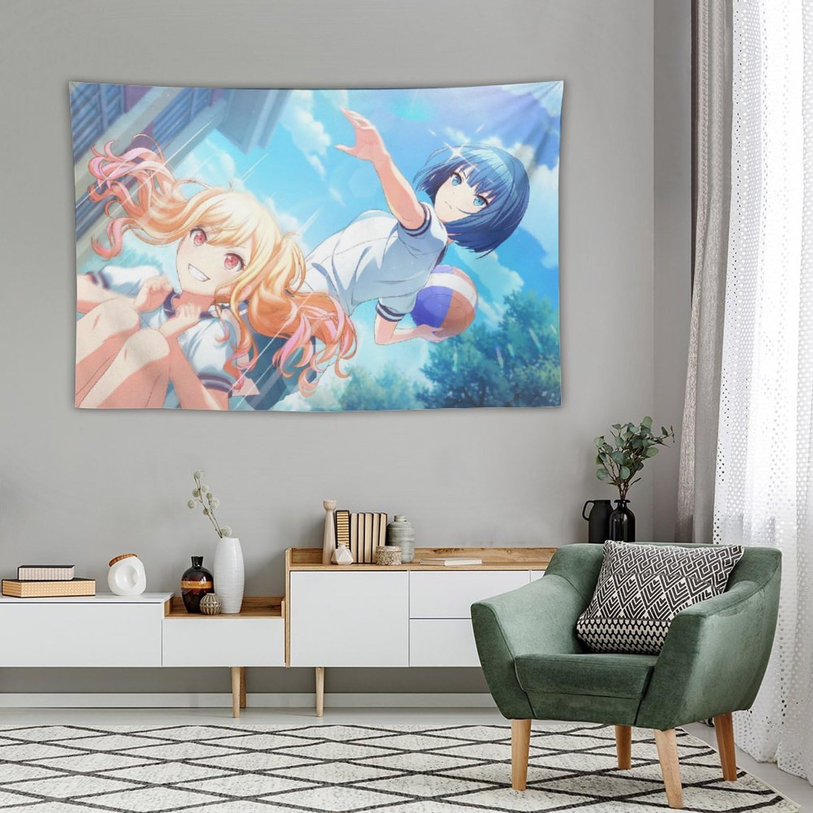 絵画デザイン・タペストリー Amazon.co.jp: タペストリー 可愛いキャラクター柄 アークナイツ